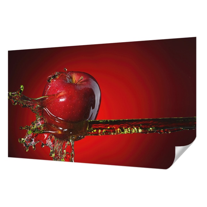 Öntapadós Tapéta Fali Dekoráció, Wallfluent, Lédús energia, Piros, 416 x 254 cm, Klasszikus, Könnyen Felszerelhető, 010170060070000000761