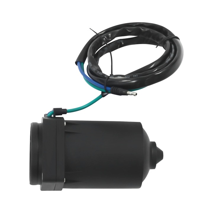 Motor de ridicare pentru motor exterior, Tilt & Trim, 12V, 260W, 5 N·m cuplu, Motor din cupru pur, Pentru barci mici/barci de pescuit, Negru