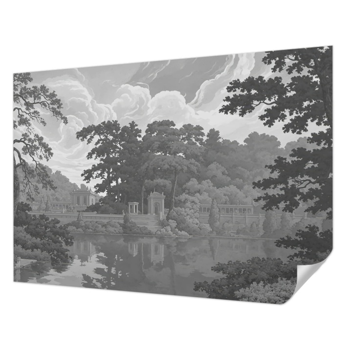 Tapet Textil Autocolant, Wallfluent, Peisaj natural, Multicolor, 208 x 146 cm, Decorativ, Usor De Instalat, 010170060950000285187