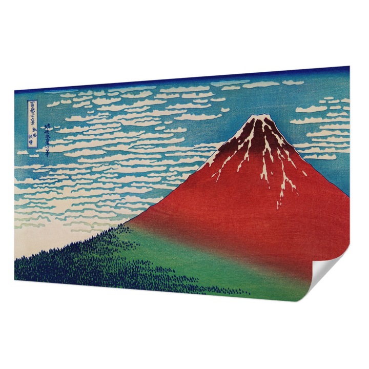 Öntapadós Tapéta Falra, Wallfluent, Vörös-hegy, Piros, 416 x 254 cm, Klasszikus, Könnyen Felszerelhető, 010170060070000017865