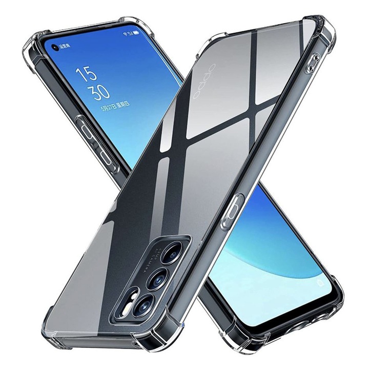 Carcasa de protectie pentru Oppo Reno6 5G, transparenta