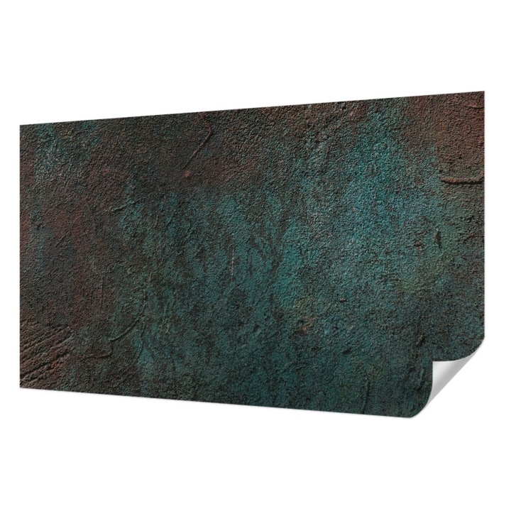 Öntapadós Tapéta Fali Dekoráció, Wallfluent, Rusztikus felület, Zöld, 416 x 254 cm, Dekoráció, Falra, 010170060070000019886