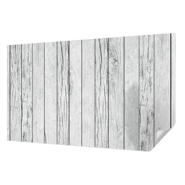 Öntapadós Dekor Tapéta, Wallfluent, Vintage hangulat, Fehér, 416 x 254 cm, Könnyen Tisztítható, Nedvességálló, 010170060070000030918