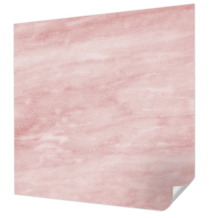 Fali Fotótapéta Autodeziv, Wallfluent, Model de marmura, Roz, 250 x 250 cm, Adeziv Puternic, Usor De Montat Si Rezistent, 010170060030000012162