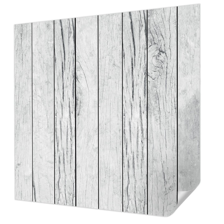 Öntapadós Dekor Tapéta, Wallfluent, Vintage hangulat, Fehér, 250 x 250 cm, Könnyen Tisztítható, Nedvességálló, 010170060030000030918