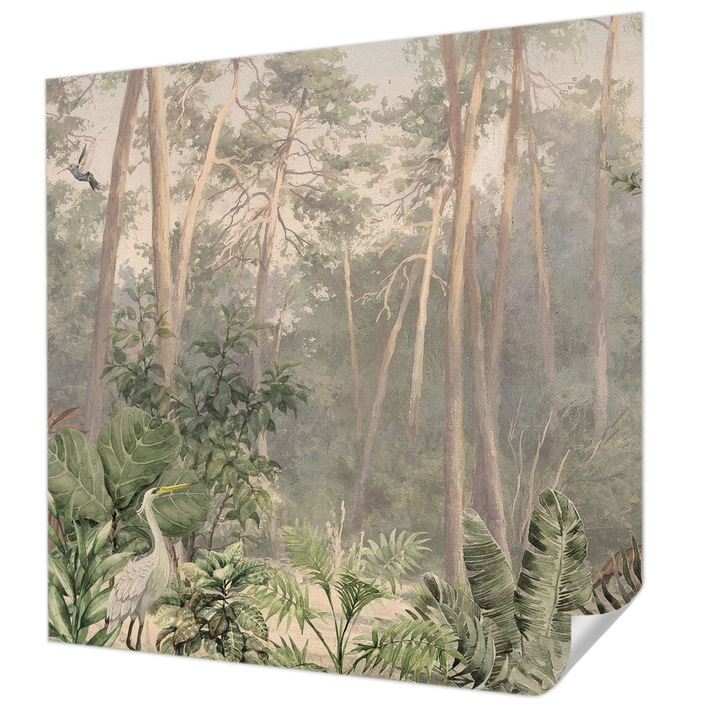 Öntapadós Dekor Tapéta, Wallfluent, Természetes harmónia, Szürke, 250 x 250 cm, Modern Dizájn, Könnyen Felszerelhető És Tisztítható, 010170060030000282767