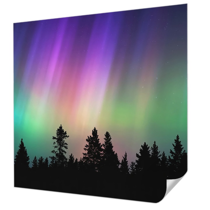 Öntapadós Fotótapéta Falra, Wallfluent, Varázslatos égbolt, Kék, 250 x 250 cm, Modern Dizájn, Könnyen Felszerelhető És Tisztítható, 010170060030000284702