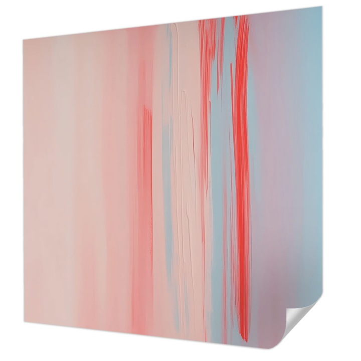 Öntapadós Tapéta Fali Dekoráció, Wallfluent, A harmónia színei, Rózsaszín, 250 x 250 cm, Dekoráció, Falra, 010170060030000284786