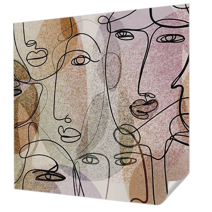 Öntapadós Fotótapéta Falra, Wallfluent, Lineáris felületek, Fekete, 250 x 250 cm, Modern Dizájn, Könnyen Felszerelhető És Tisztítható, 010170060030000284863