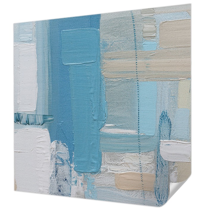 Öntapadós Dekor Tapéta, Wallfluent, Modern harmónia, Kék, 250 x 250 cm, Modern Dizájn, Könnyen Felszerelhető És Tisztítható, 010170060030000284872