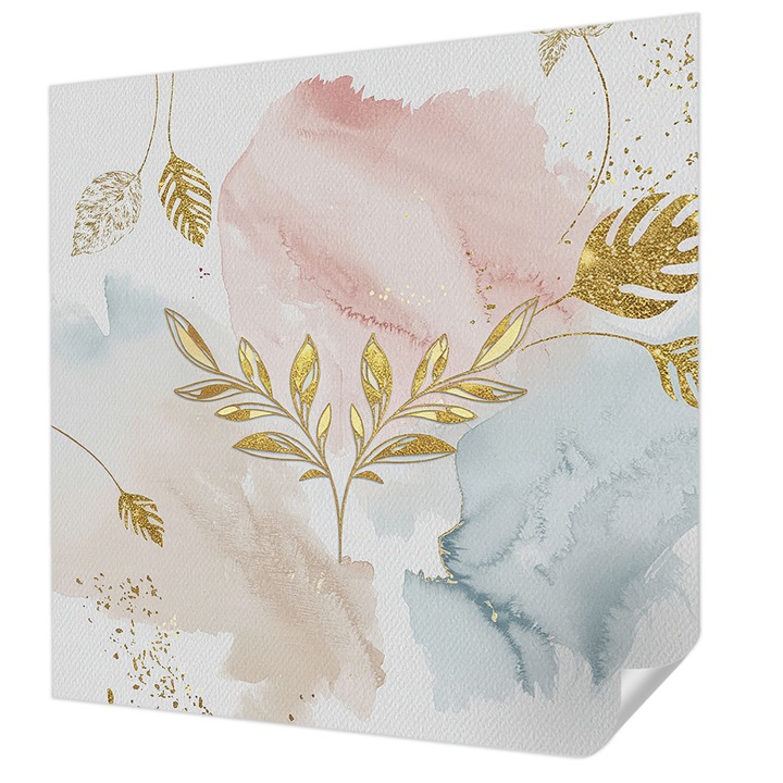 Öntapadós Fotótapéta Falra, Wallfluent, Botanikai báj, Fehér, 250 x 250 cm, Klasszikus, Könnyen Felszerelhető, 010170060030000284990