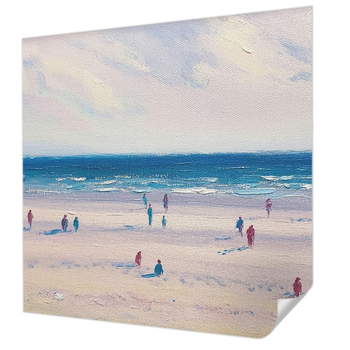 Öntapadós Fotótapéta Falra, Wallfluent, Tengeri tájkép, Fehér, 250 x 250 cm, Nappaliba, Konyhába, 010170060030000285093