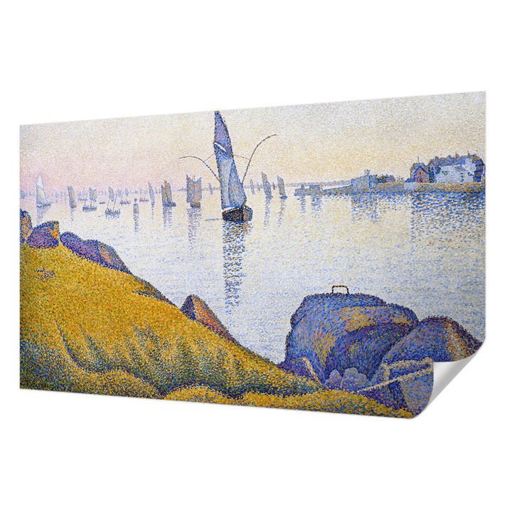 Öntapadós Tapéta Falra, Wallfluent, Vitorla tükörképe, Sárga, 416 x 254 cm, Erős Ragasztó, Modern Belsőépítészeti Dekoráció, 010170060070000031745