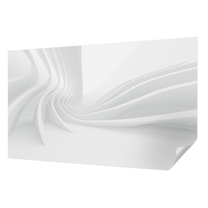 Fali Fotótapéta Autocolant, Wallfluent, Conducte de fluid, Alb, 416 x 254 cm, Pentru Sufragerie, Dormitor, 010170060070000056563