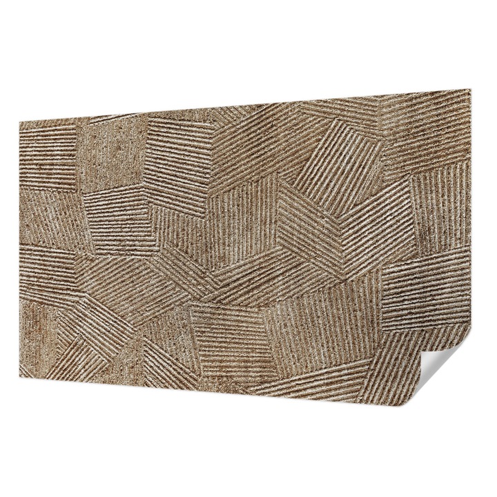 Öntapadós Tapéta Falra, Wallfluent, Szerkezeti vonalak, Barna, 416 x 254 cm, Fali Dekoráció, Nedvesség- És Foltálló, 010170060070000282656