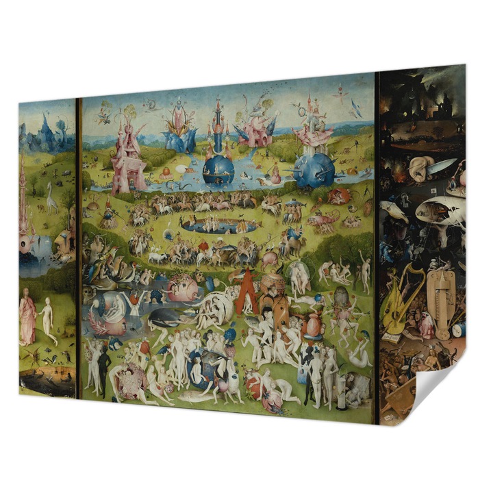 Fali Fotótapéta Autodeziv, Wallfluent, Gradina Secreta, Verde, 208 x 146 cm, Pentru Baie, Bucatarie, 010170060950000285265