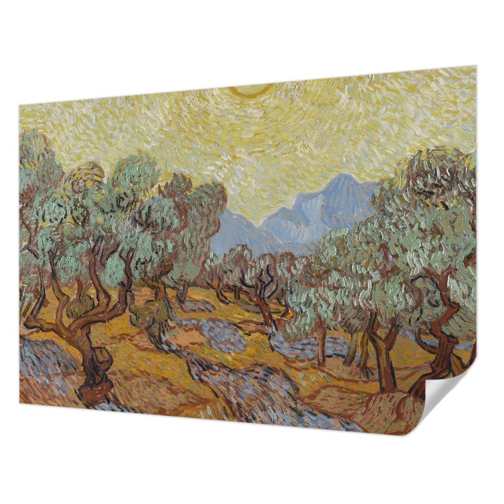 Fali Fotótapéta Autodeziv, Wallfluent, Maslini, Galben, 208 x 146 cm, Decorativ, Usor De Instalat, 010170060950000285397