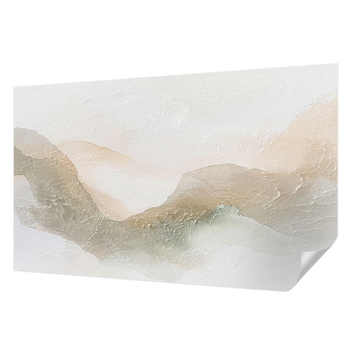 Öntapadós Tapéta Falra, Wallfluent, Finom csíkok, Fehér, 416 x 254 cm, Dekoráció, Klasszikus, 010170060070000282750