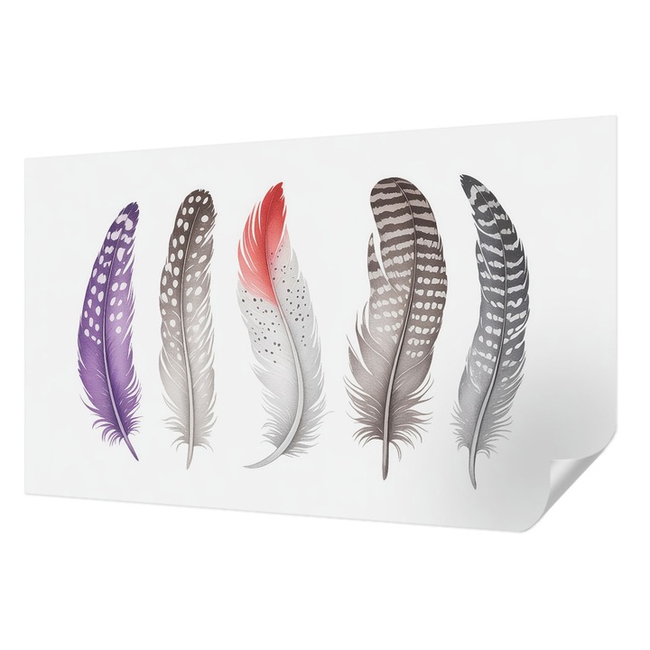 Fali Fotótapéta Autocolant, Wallfluent, Pene cu model, Violet, 416 x 254 cm, Pentru Baie, Bucatarie, 010170060070000284800