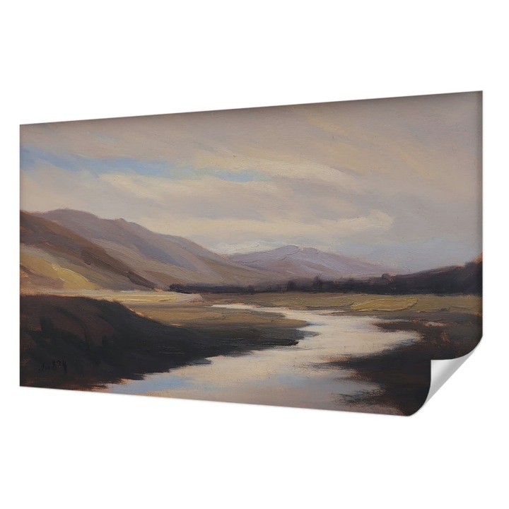 Fali Fotótapéta Autodeziv, Wallfluent, Pace naturala, Maro, 416 x 254 cm, Decorativ, Usor De Instalat, 010170060070000284838