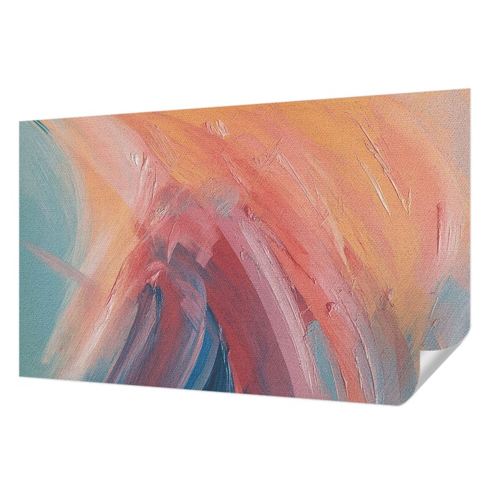 Öntapadós Dekor Tapéta, Wallfluent, Színes robbanások, Kék, 416 x 254 cm, Fali Dekoráció, Nedvesség- És Foltálló, 010170060070000284871