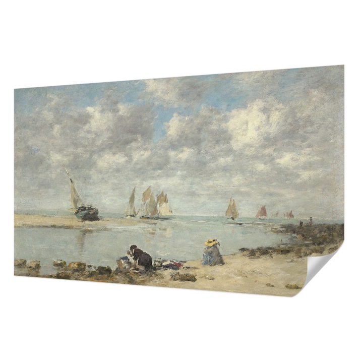 Fali Fotótapéta Autodeziv, Wallfluent, Peisaje marine, Gri, 416 x 254 cm, Pentru Sufragerie, Dormitor, 010170060070000285232