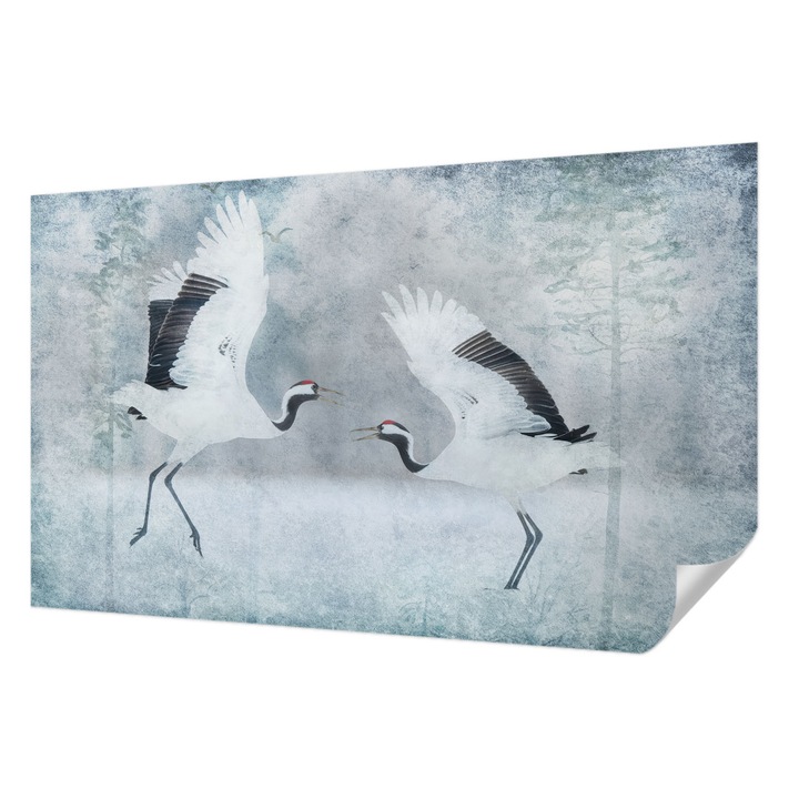 Tapet Autodeziv De Perete, Wallfluent, Macarale armonioase, Alb, 416 x 254 cm, Decorativ, Usor De Instalat, 010170060070000284927