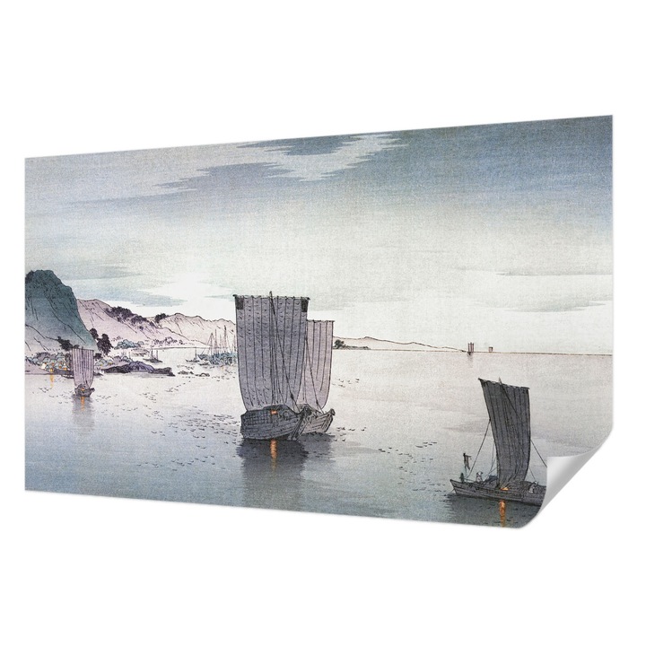 Öntapadós Fotótapéta Falra, Wallfluent, Tengerészeti táj, Szürke, 416 x 254 cm, Fali Dekoráció, Nedvesség- És Foltálló, 010170060070000285338