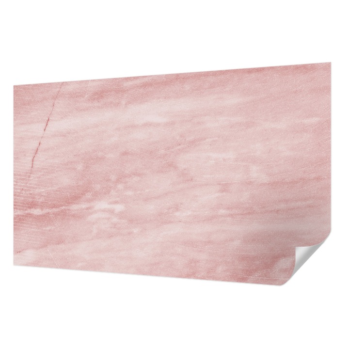 Öntapadós Dekor Tapéta, Wallfluent, Márványminta, Rózsaszín, 416 x 254 cm, Fali Dekoráció, Nedvesség- És Foltálló, 010170060070000012162