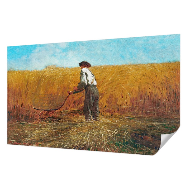 Öntapadós Fotótapéta Falra, Wallfluent, Aratás a napon, Sárga, 416 x 254 cm, Könnyen Tisztítható, Nedvességálló, 010170060070000285458