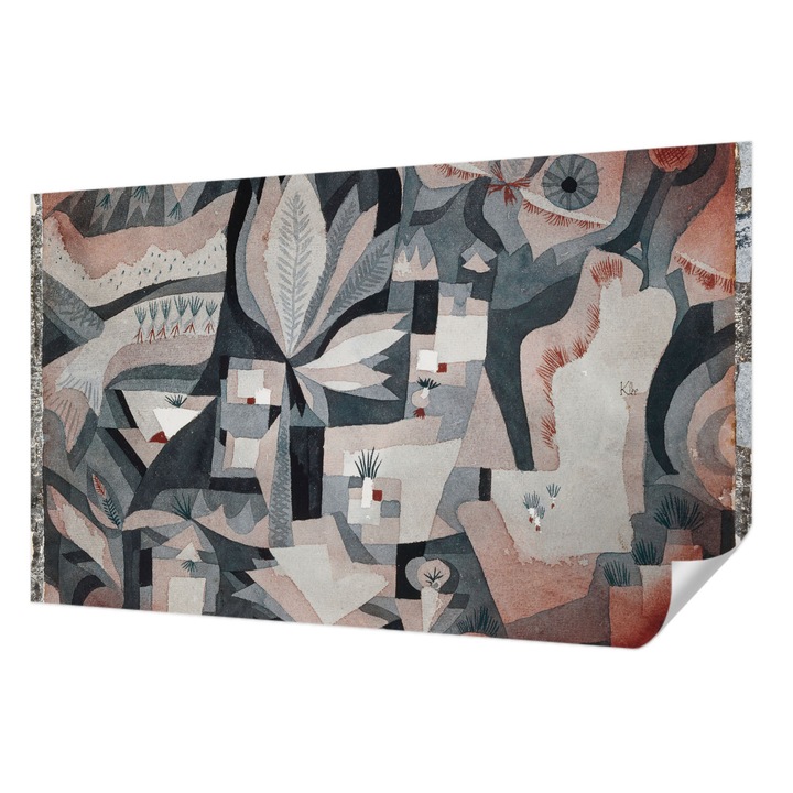 Öntapadós Tapéta Fali Dekoráció, Wallfluent, A természet absztrakciója, Bézs, 416 x 254 cm, Nappaliba, Konyhába, 010170060070000285448