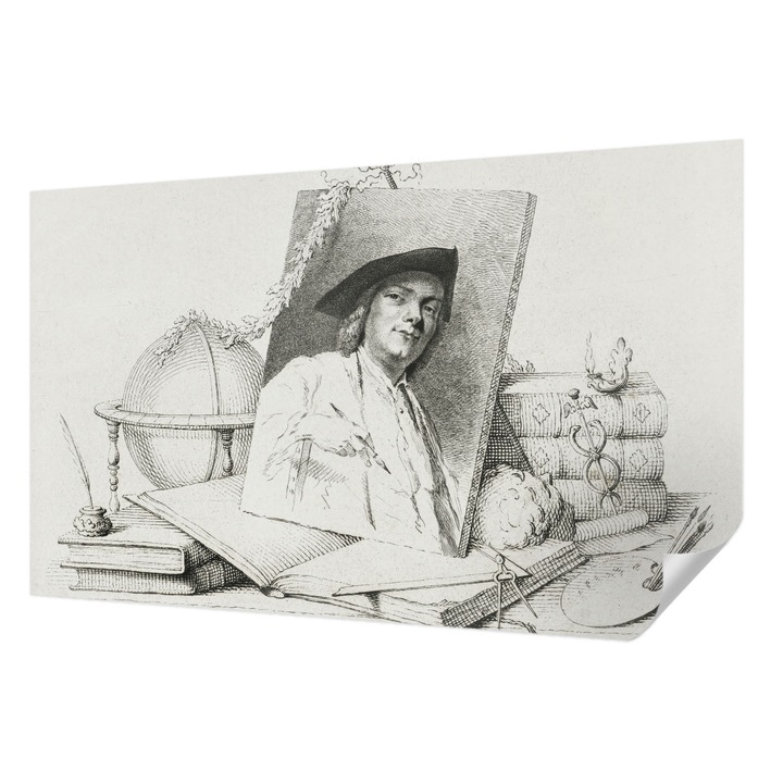 Öntapadós Fotótapéta Falra, Wallfluent, művészi portré, Fehér, 416 x 254 cm, Fali Dekoráció, Nedvesség- És Foltálló, 010170060070000285490