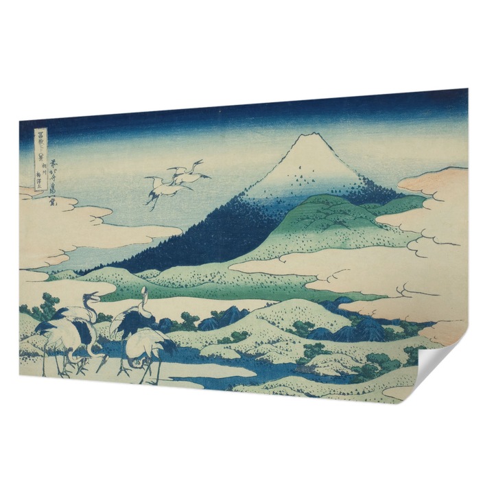 Öntapadós Dekor Tapéta, Wallfluent, Daruk és hegyek, Kék, 416 x 254 cm, Erős Ragasztó, Modern Belsőépítészeti Dekoráció, 010170060070000285533