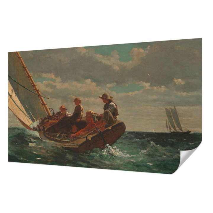 Öntapadós Dekor Tapéta, Wallfluent, Tengeri expedíció, Kék, 416 x 254 cm, Klasszikus, Könnyen Felszerelhető, 010170060070000285637