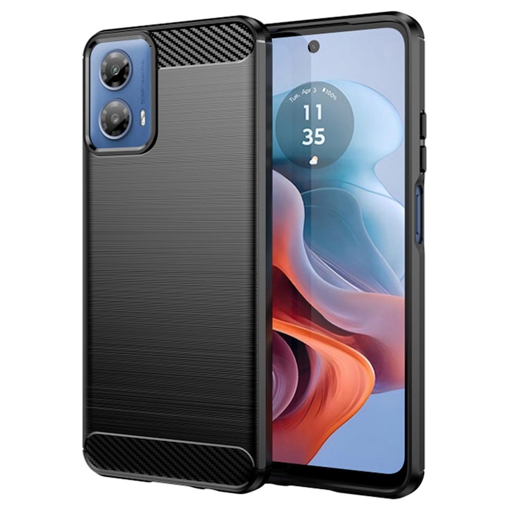 Carcasa de protectie pentru Motorola Moto G34 / Motorola Moto G45, negru