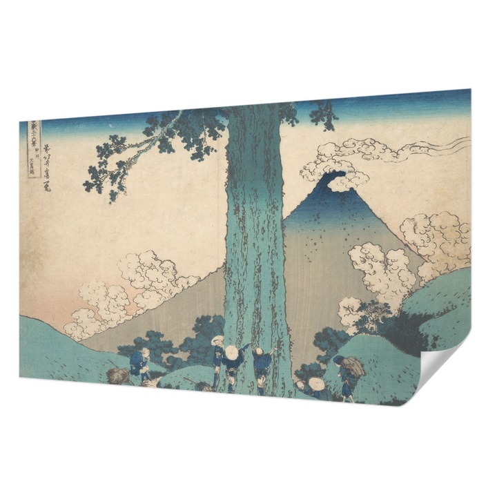 Öntapadós Tapéta Fali Dekoráció, Wallfluent, Hegyi panoráma, Kék, 416 x 254 cm, Könnyen Tisztítható, Nedvességálló, 010170060070000285354