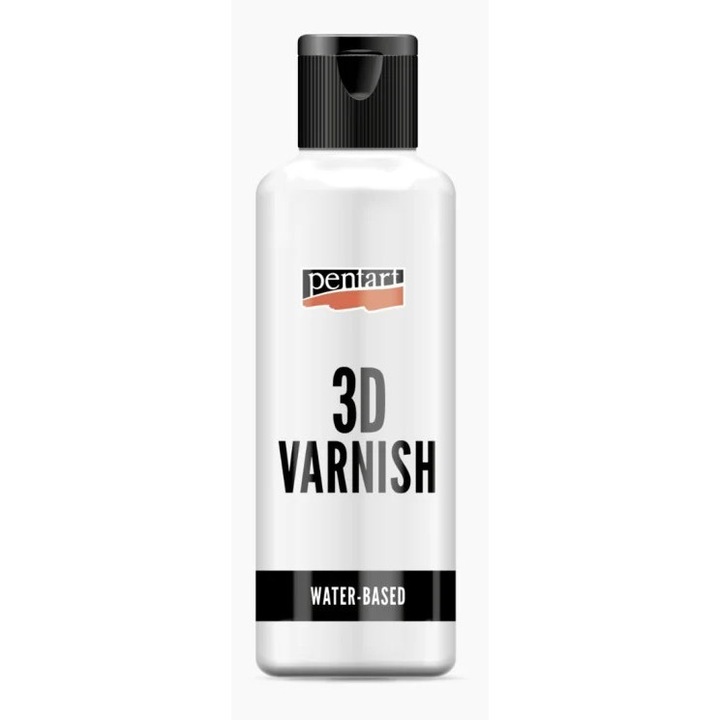 Lac 3D pe baza de Apa Pentart 80ml