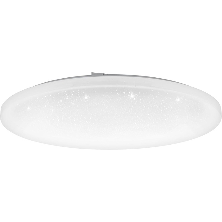 Plafoniera LED EGLO Frania-S, 55 cm, Alb, Efect de cristal