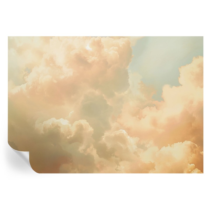 Tapet Autocolant De Perete, Tulup, Nori eterici, Alb, 208 x 146 cm, Decorativ, Usor De Instalat, 010170060950000282738