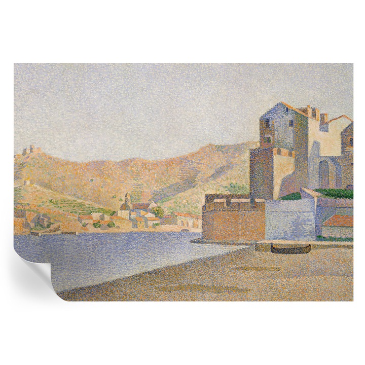 Fototapet autocolant, tulup, Haven de vara, portocaliu, 208x146cm