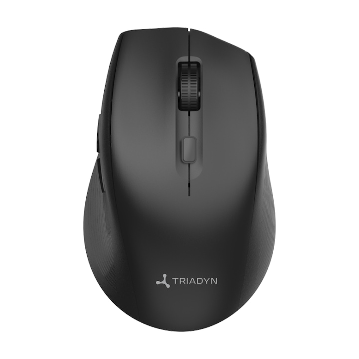 Безжична мишка за офис Triadyn NESO 2.4 GHz, 1600 DPI, черна