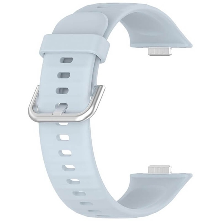 Edman szilikon szíj Huawei Watch Fit 3/4/4 Pro okosórához, Világoskék