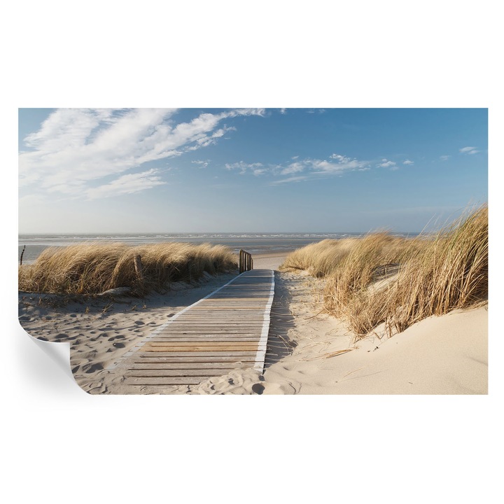 Tapet Autodeziv De Perete, Tulup, Calea Marii, Albastru, 416 x 254 cm, Decorativ, Pentru Interior, 010170060070000000702