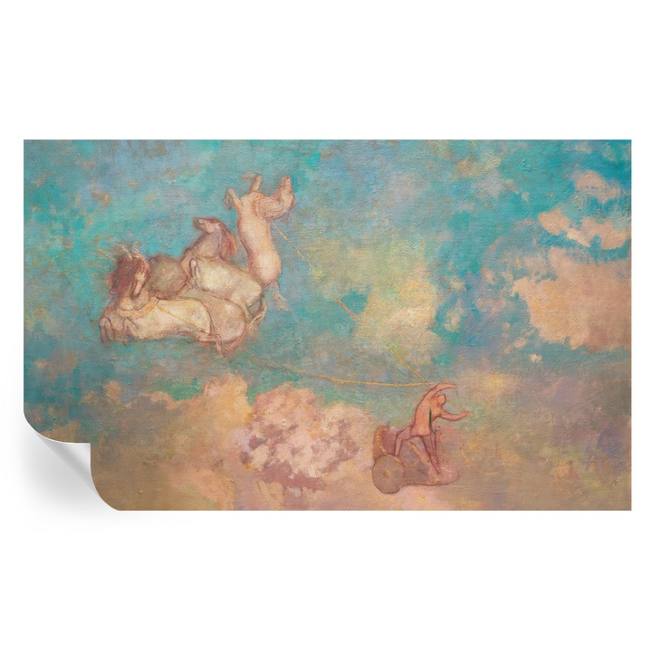 Öntapadós Fotótapéta Falra, Tulup, Mennyei Pegasi, Kék, 416 x 254 cm, Dekoráció, Könnyen Felszerelhető, 010170060070000010632