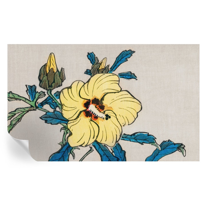 Öntapadós Fotótapéta Falra, Tulup, Sárga virág, Sárga, 416 x 254 cm, Dekoráció, Könnyen Felszerelhető, 010170060070000017946