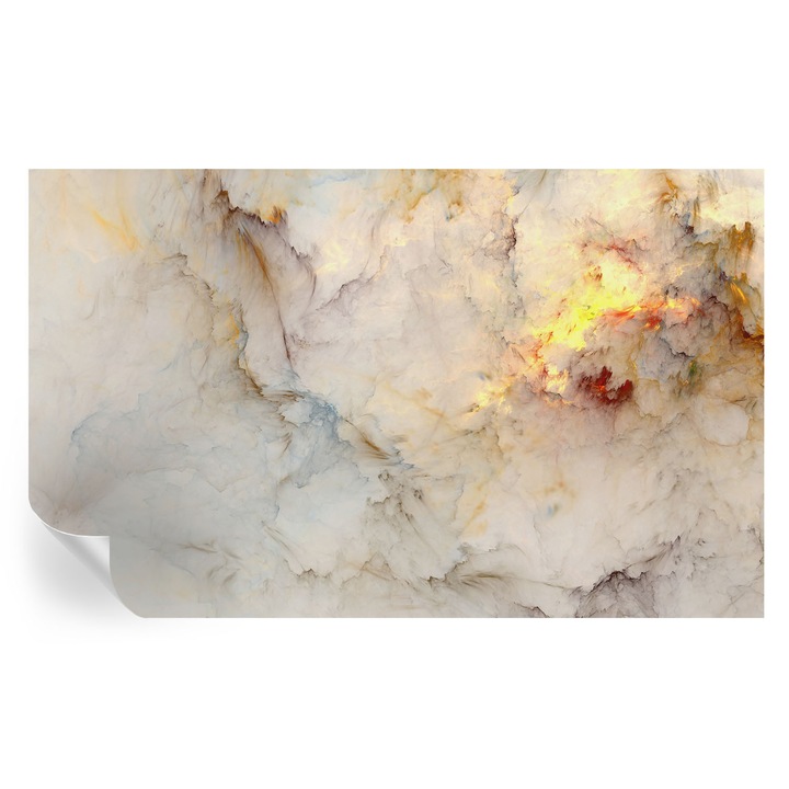 Fali Fotótapéta Autocolant, Tulup, Peisaj colorat, Alb, 416 x 254 cm, Decorativ, Pentru Sufragerie, Dormitor, 010170060070000077394