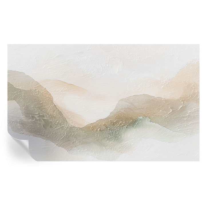 Tapet Autodeziv De Perete, Tulup, Dungi subtile, Alb, 416 x 254 cm, Decorativ, Usor De Montat Si Rezistent, 010170060070000282750