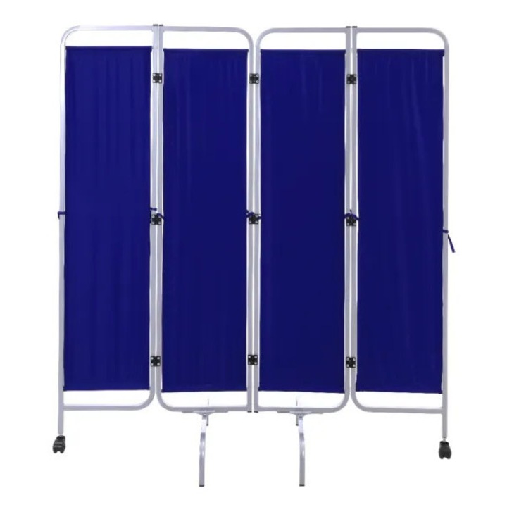 Paravan medical, Golden Protect, 4 panouri, 1745x1655mm, cortină rezistentă la apă