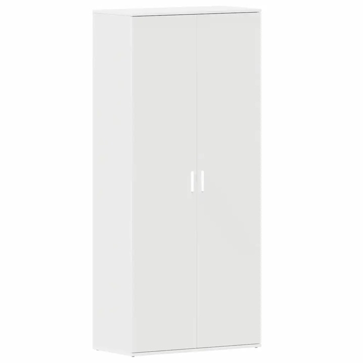 vidaXL Cipőszekrény polcokkal tárolóval Fehér 80 x 39 x 178 cm Faanyag 3333866