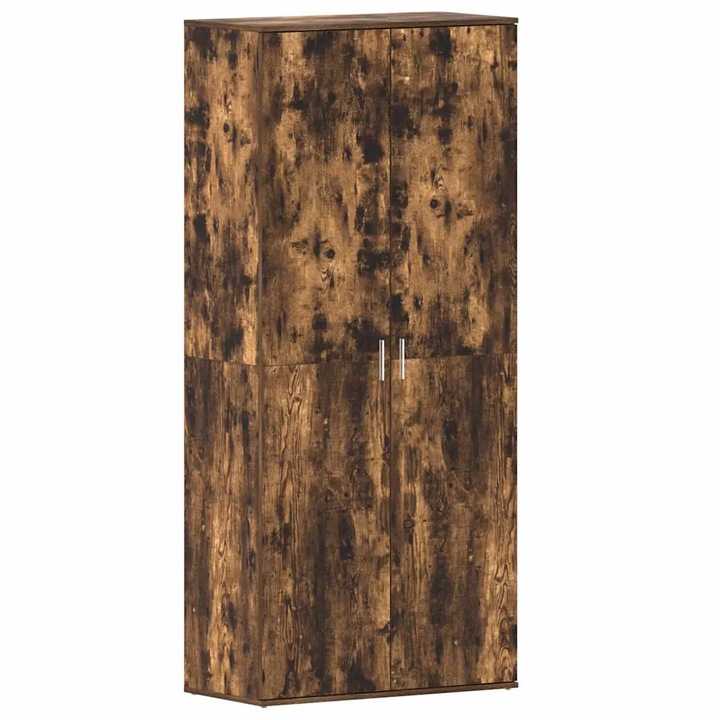 vidaXL Cipőszekrény polcokkal Füstölt tölgy 80 x 39 x 178 cm Faanyag 3333870